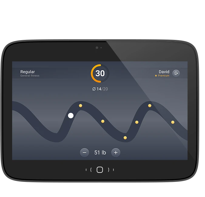egym screen - Motivational Gamification​